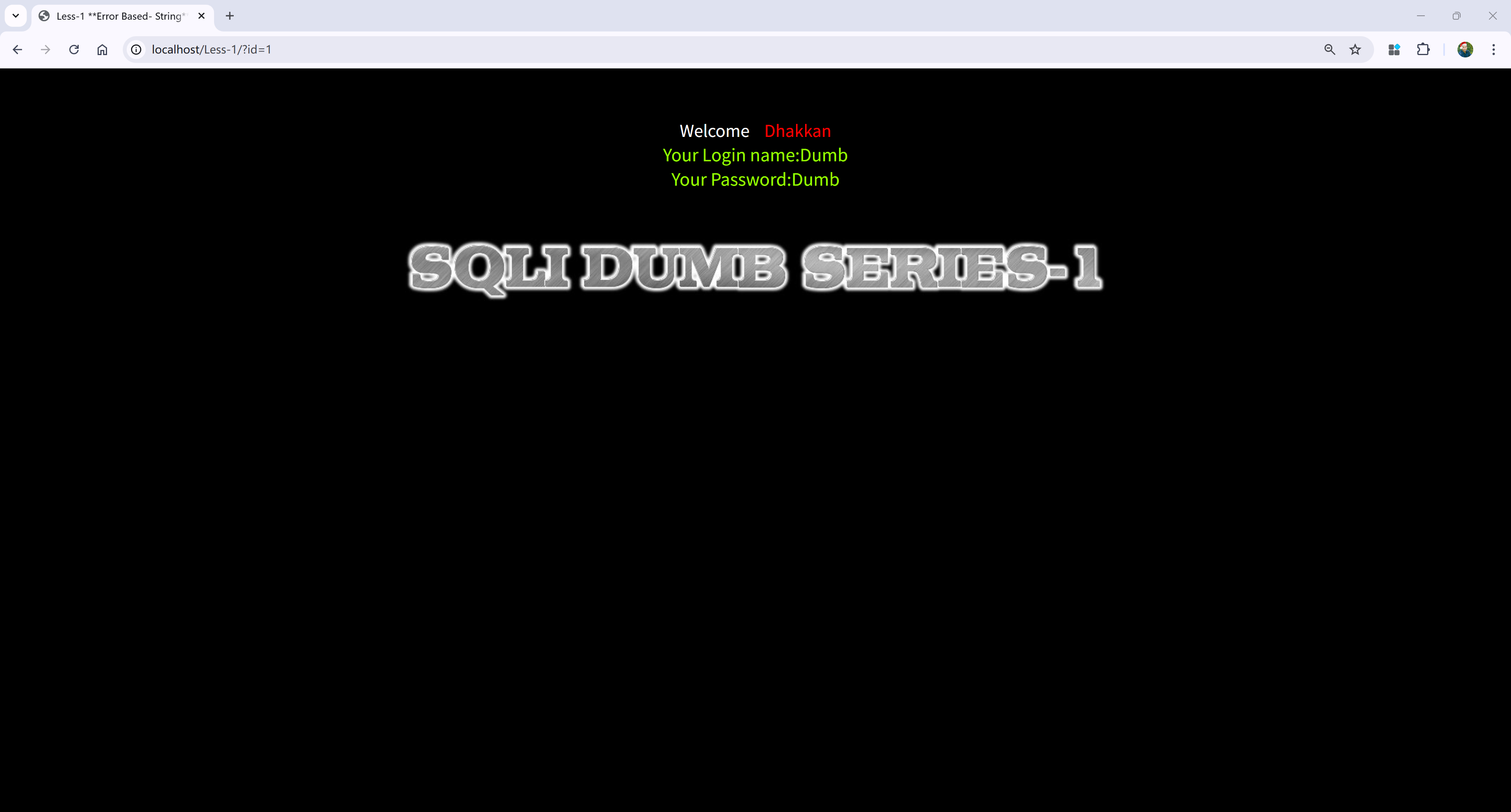 SQL Query Page