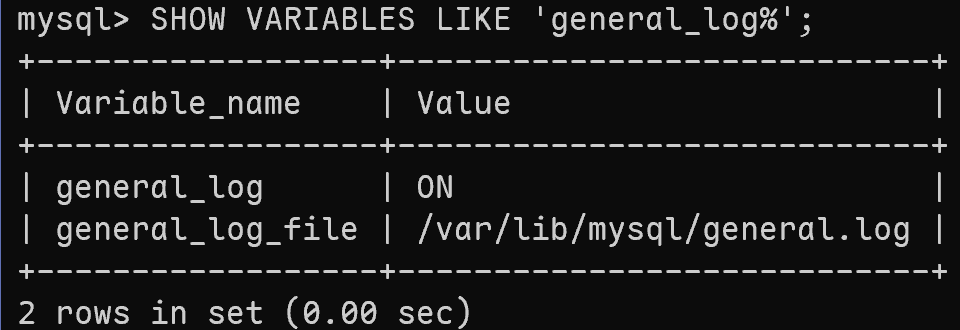 Setting MySQL Logs